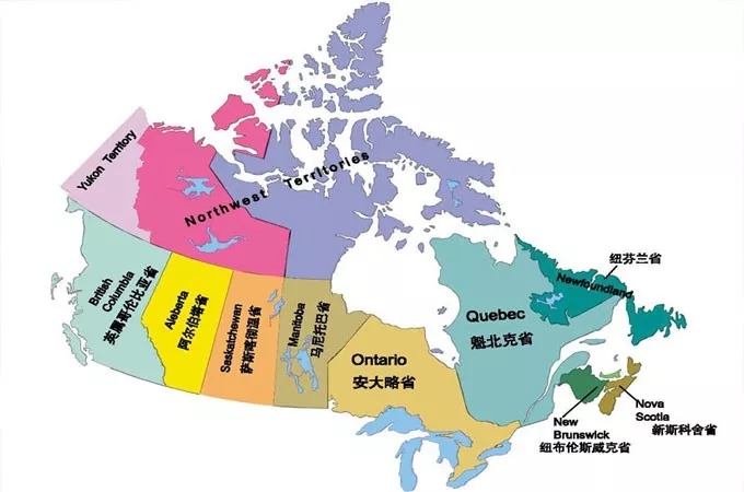 超大信息量的加拿大地图,用图片带你了解加拿大