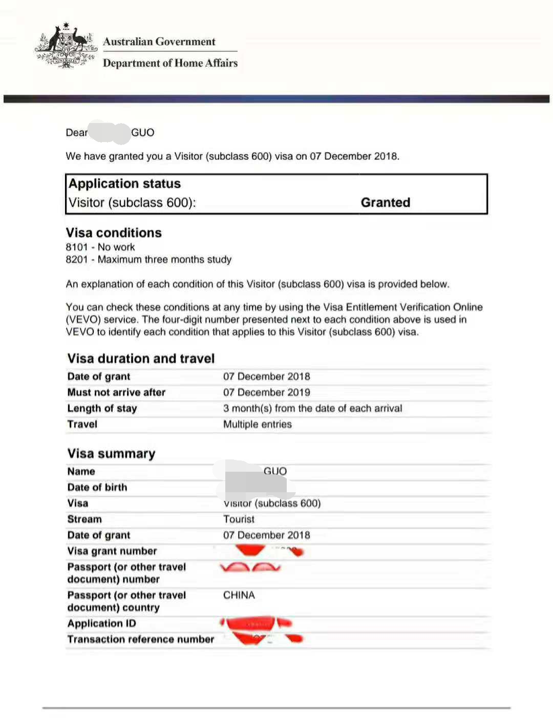 澳大利亚签证(澳大利亚签证办理流程及费用)