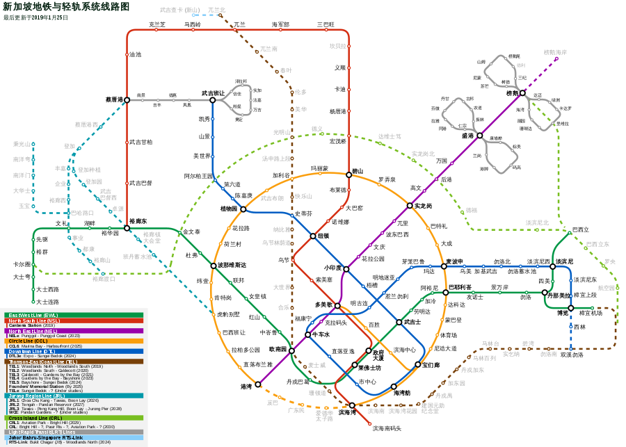 新加坡地铁图2021下载图片